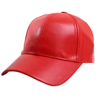 Бейсболка из искусственной кожи с 6 вставками Dad шапки для мужчин и женщин, красная, розовая, черная, синяя, коричневая