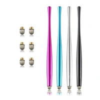 drawing stylus pen combo universal capacitive touch screen fiber fine tips pen for tablet ipad for iphone for samsung for huawei