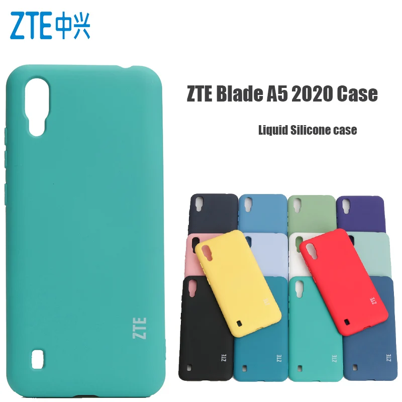Чехол ZTE Blade A5 2020 высококачественный чехол из жидкого силикона шелковистая мягкая