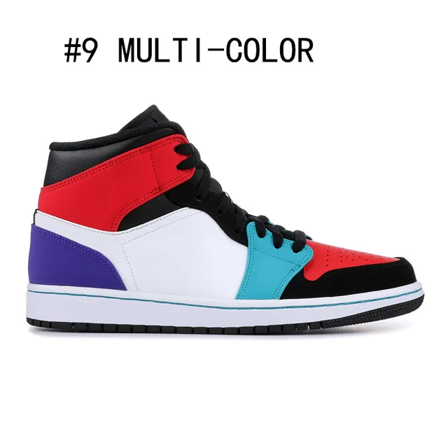 

2020 high OG basketball shoes 1 Royal black toe pine green black court purple white UnC patent designer shoes for men and women