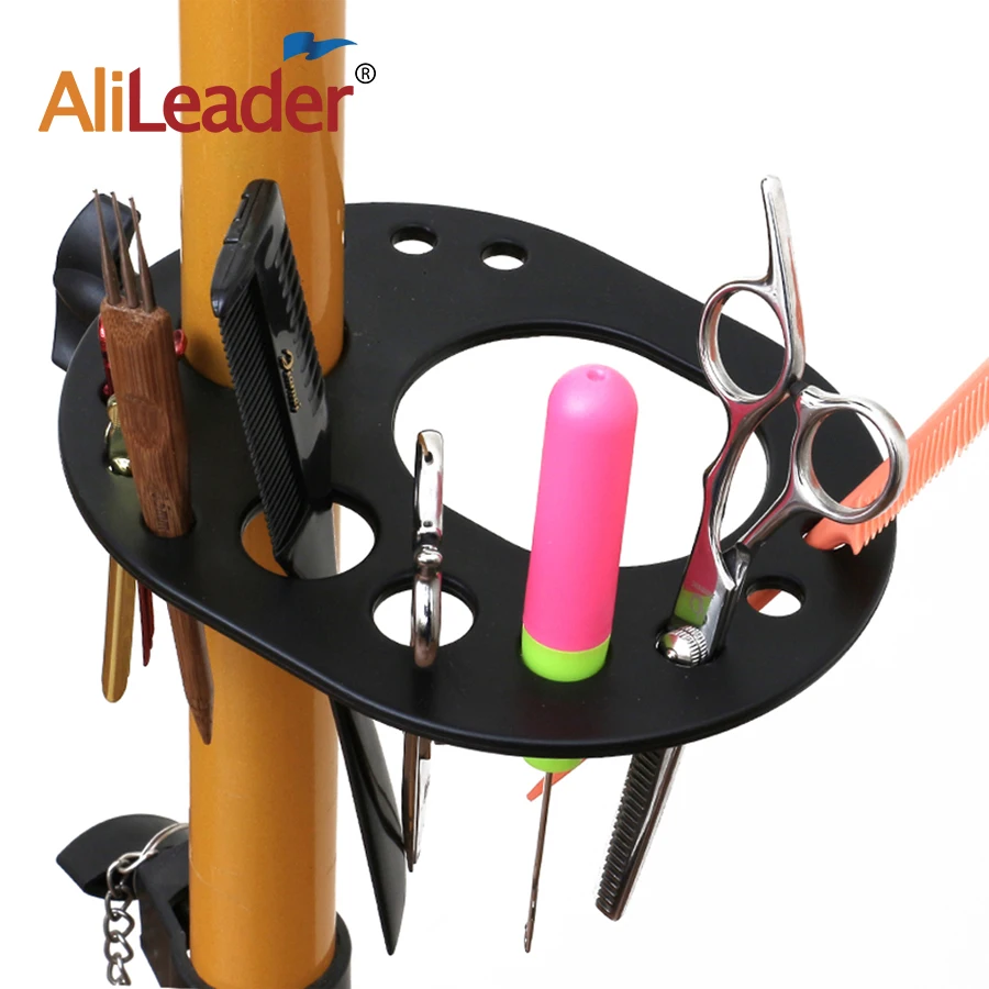 

Alileader Cheap Convenient Multifunction Tray For Adjustable Wigs Stand For Mannequin Trainning Head Holder Barber'S Kit