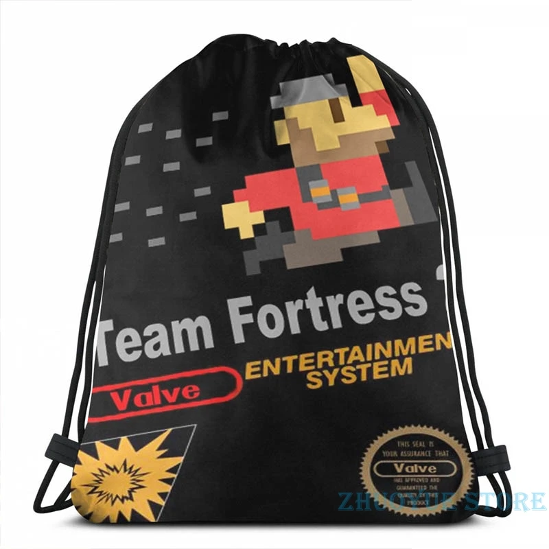 Забавный рюкзак с графическим принтом Team Fortress 2 NES USB зарядкой школьные ранцы для