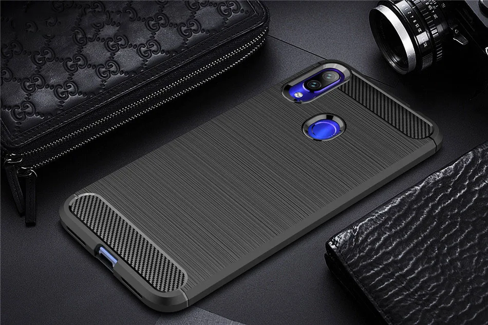 Силиконовый чехол для Xiaomi Redmi Note 7 6 5 4X Redmi 7A 7 6A 5A 4X5 плюс 6 Pro углеродное волокно кисть TPU чехол для телефона Redmi Note 7 Чехол для мобильного телефона