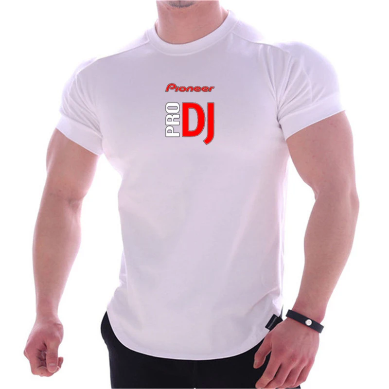 

2021 New Men's Brand Casual T-shirt Fashion Sports T-shirt Top Men's Loose Breathable Running T-shirt Pure Cotton Short Sleeve