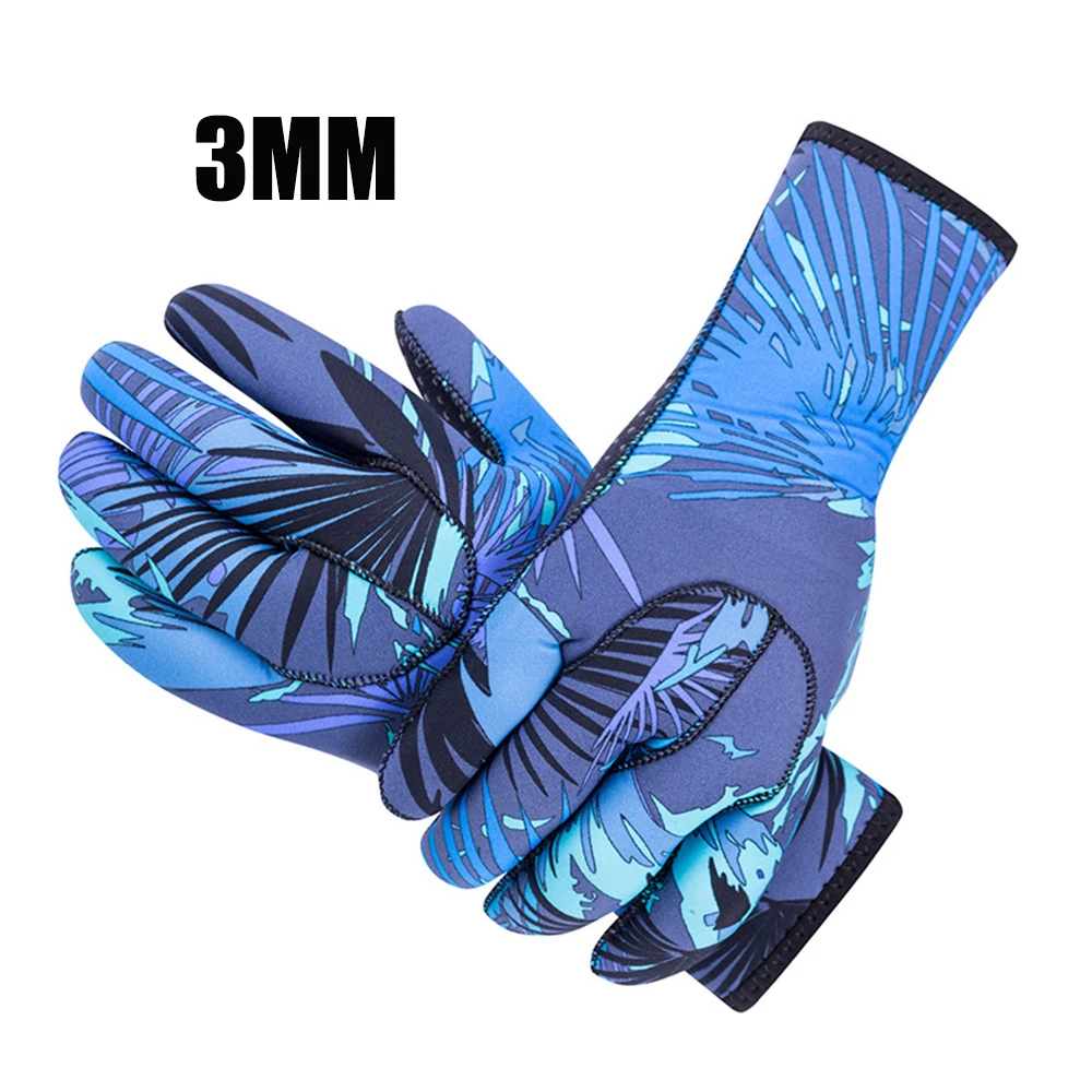 

New 3MM neoprene diving gloves scuba snorkeling swimming underwater hunting stab-proof fishing camouflage diving suit gloves