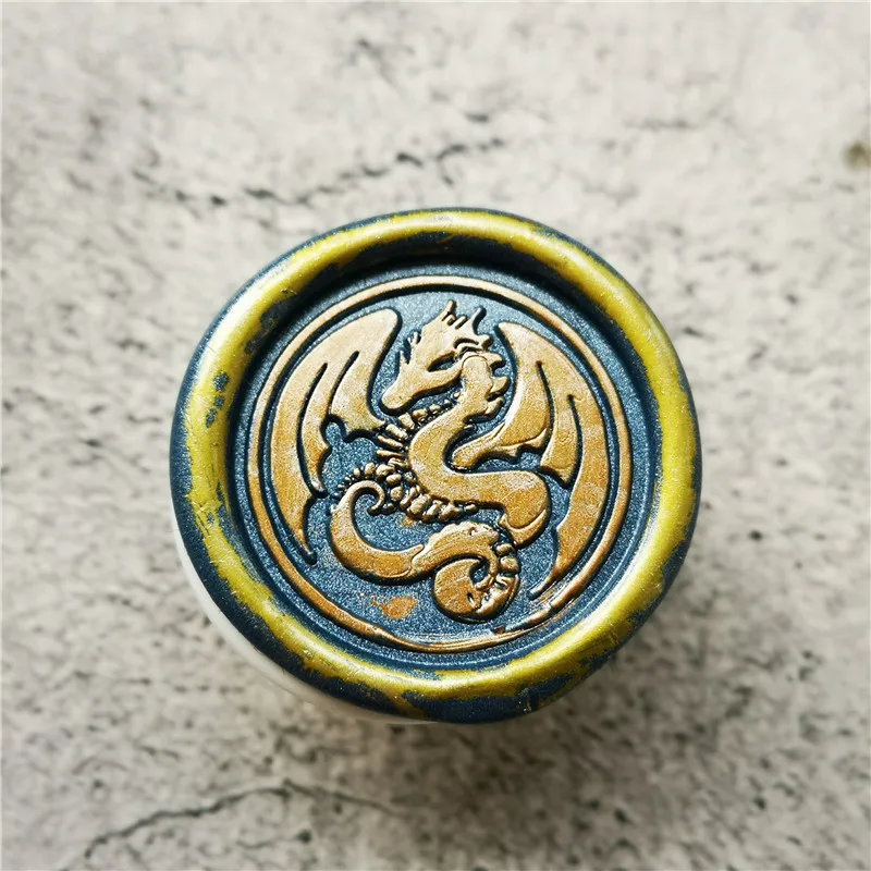 

Летающий дракон, печать с воском, штамп с костяным драконом, печать под заказ, воск для свадебных торжеств, воск, штампы с деревянной ручкой