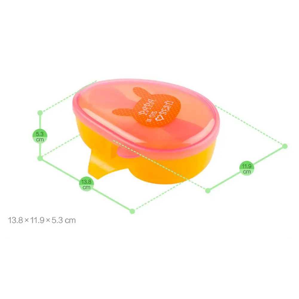 

Kuulee Bowl Spoon children PP Portable Baby Food Supplement Bowl Spoon Set for Infant Toddler (Random Stickers)