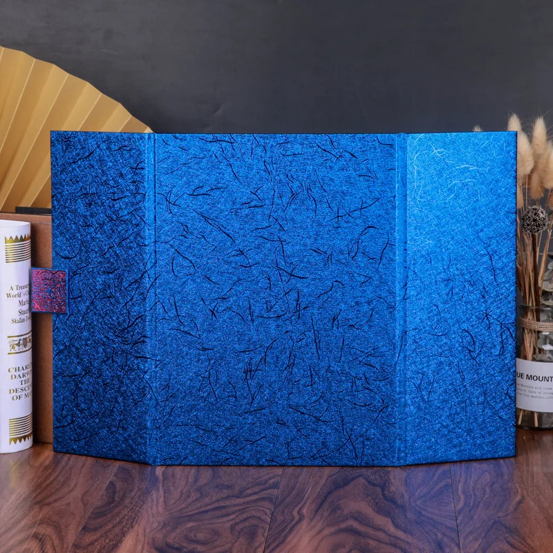 1 шт. Шелковый шаблон сертификат Honor Book Shell A4 Европейский стиль Cover Folder высокое