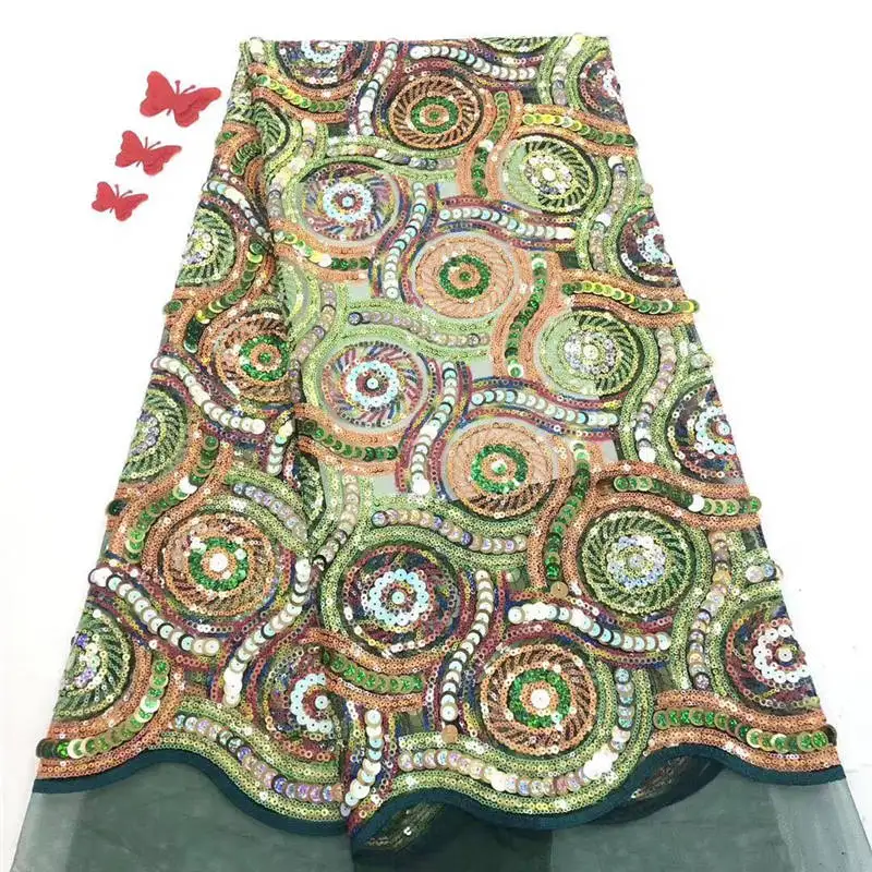 Новинка 2019! ВЫСОКОКАЧЕСТВЕННАЯ кружевная ткань с вышивкой в Африканском