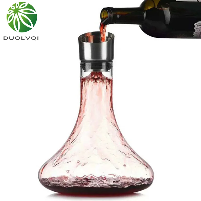 Декантер для красного вина Хрустальный наполнитель яркий графин шампанского