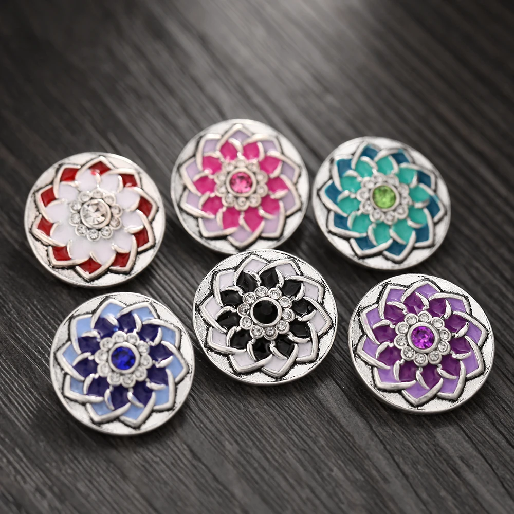 6 шт./лот новинка ювелирное изделие на кнопках с кристаллами в виде морской звезды