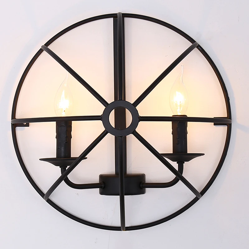 Американский стиль Сельский чердак личность Железный полукруг Хрустальный