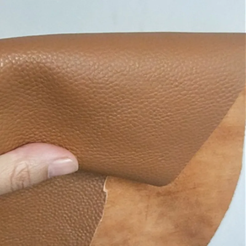 Brown Top Layer Cowhide Yellow Leather Diy Handmade Earth Sofa Seat | Дом и сад