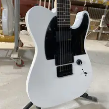 Электрическая гитара Tele плоская белая как Jim Root фиксирующие