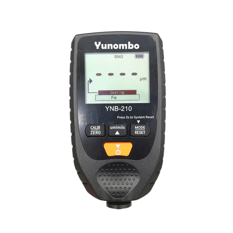 Релиз Yunombo YNB-210 тестер краски автомобиля с подсветкой толщиномер покрытия с английским русским руководством