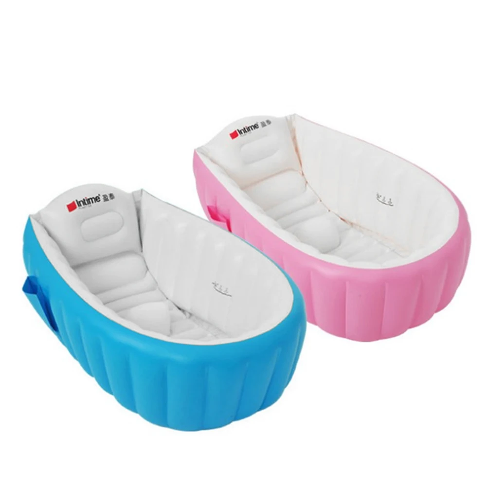 

Inflatable Baby Bath Swimming Tubs Thickening Children Bathtub Bucket Basin Portable Safety Thick Bathtub for Newborns Keep Warm