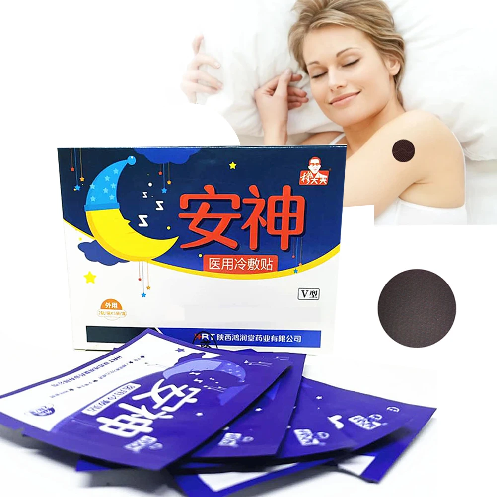 2 шт./пакет медицинские пластыри для сна снимают бессонницу стресс тревожность