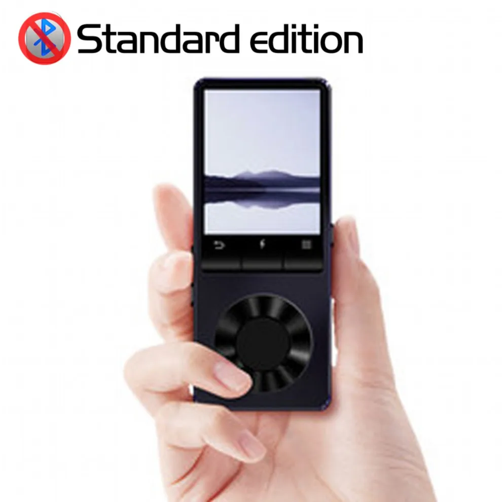 Black NO Bluetooth BENJIE X3 металлический Bluetooth MP3-плеер портативный музыкальный плеер со встроенным динамиком fm-радио, электронная книга, часы 20 шт./партия - Цвет: Black NO Bluetooth