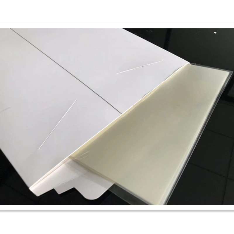 50sheets/bag A4 Size Chocolate Transfer Sheet Thin Blank Transparent Edible Glutinous Rice Paper For Cake Edible Ink Printing