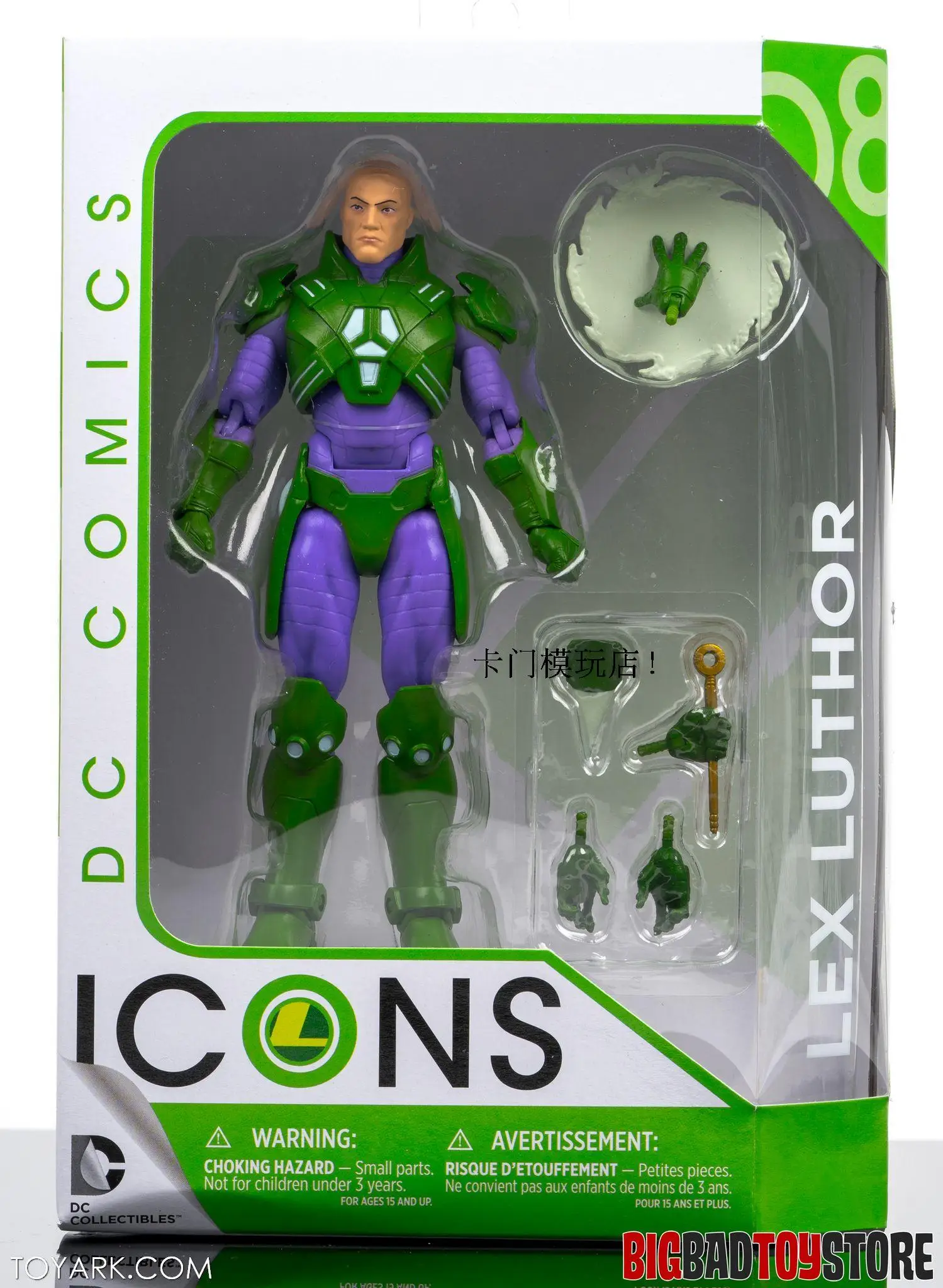 Американский DC компания DCI 52 NEW52 логотип серии: Lex Luthor фигурка модель