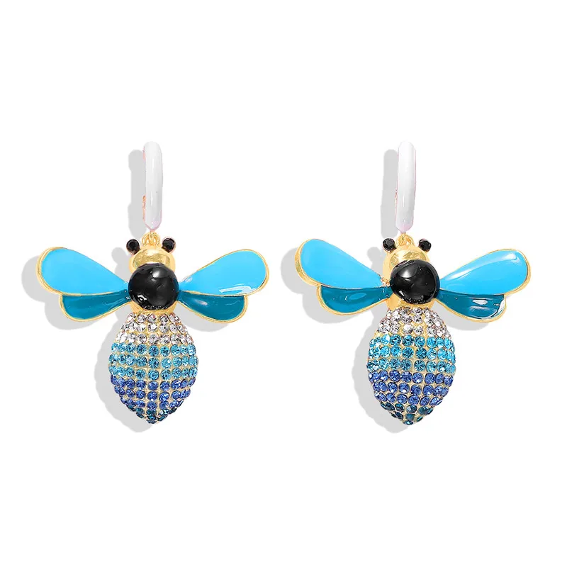 Dvacaman, металлические модные серьги обруча в виде животных, Boho, много цветов, злой глаз/лимонный кристалл, массивные серьги для женщин, подарок, макси ювелирные изделия