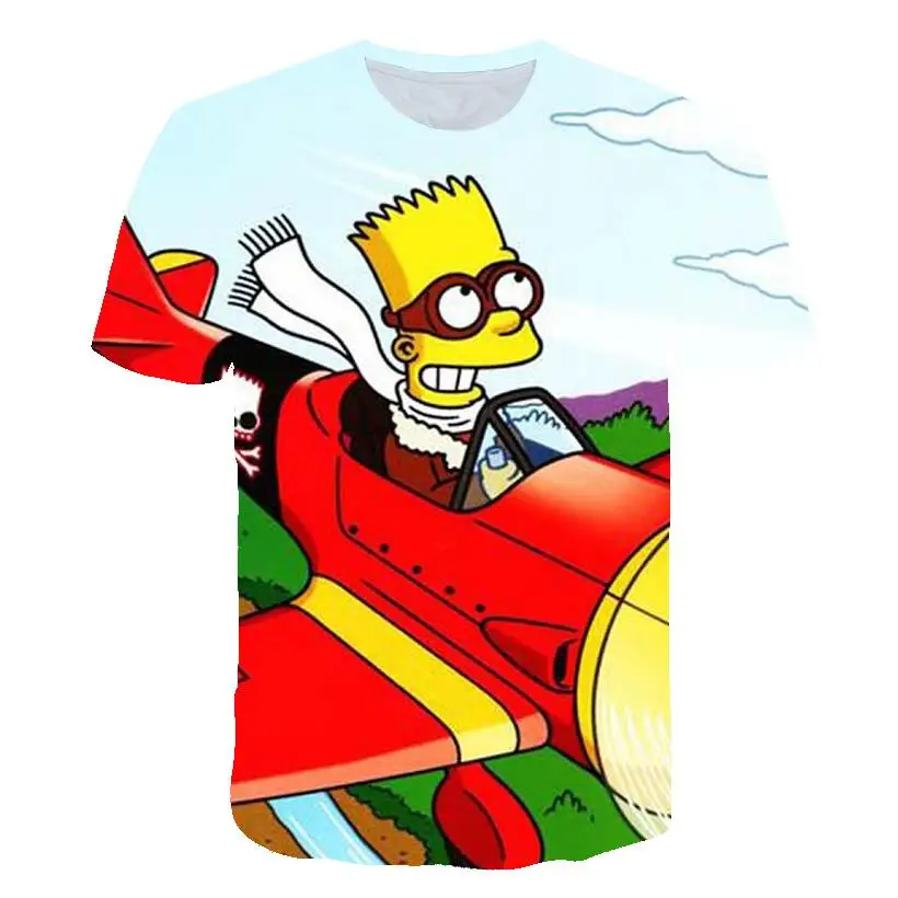 

2021 Summer 3D Anime T-Shirt Teen Boy Short Sleeve Shirt Cartoon Harajuku Men and Women Street Otaku Kawaii Breathable Top