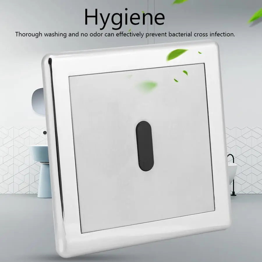 Промывочная система мочи инфракрасный датчик писсуар автоматический стул Клапан Промывки медный клапан отель аксессуары для ванной комнаты Туалет бак