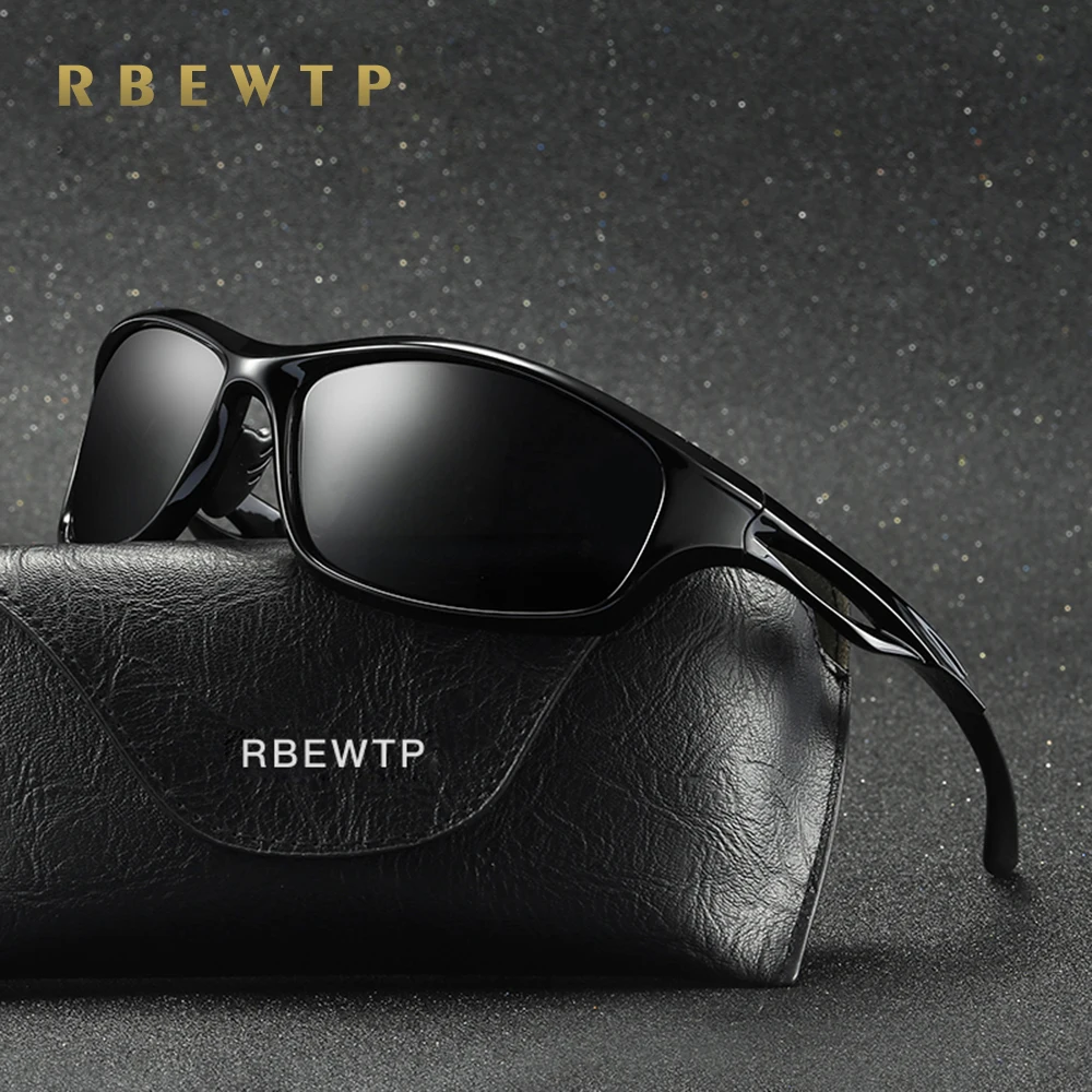 Солнечные очки RBEWTP поляризационные UV400 для мужчин и женщин зеркальные аксессуары