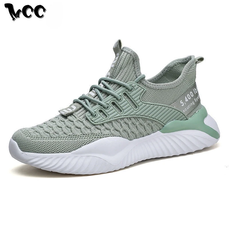 

Summer Breathabl Mesh Men Sneakers Lace-up Men Casual Shoes Platform Light Nonslip Designer Mens Shoes Black White