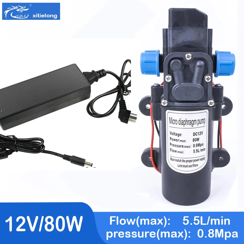 Высококачественный миниатюрный диафрагменный самовсасывающий насос высокого