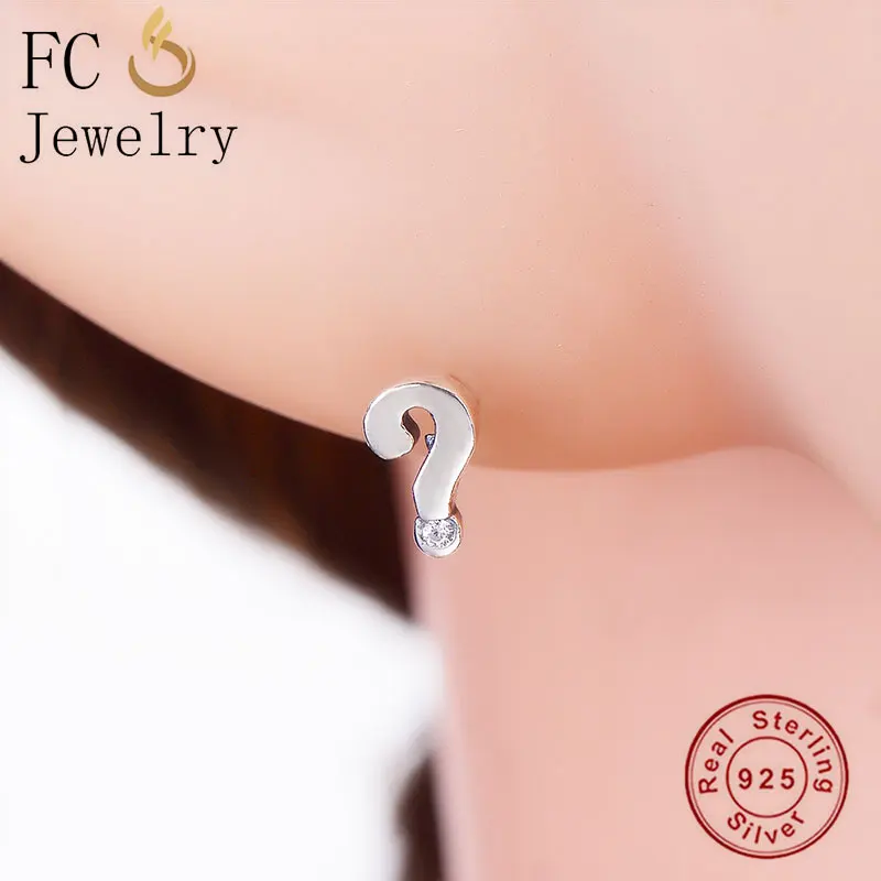 Серьги гвоздики из 100% серебра 925 пробы геометрической формы Для Пирсинга Ушей