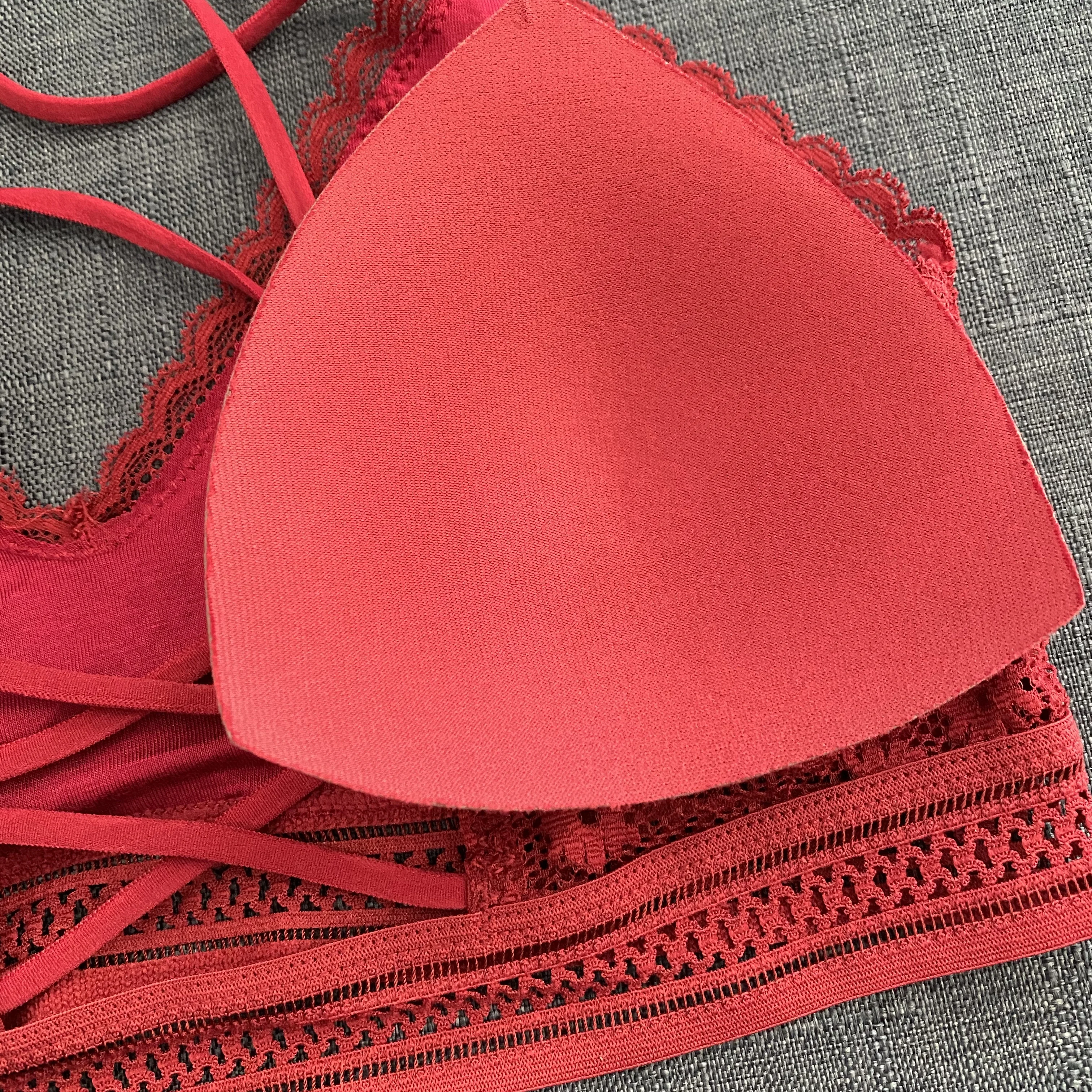

Sexy Lace Bra Briefs Set Women French Style Bralette Seamless Underwear Set Wirefree Fashion Soft Cup Small Chest Lingerie