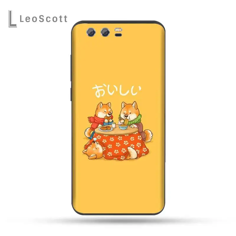 

Cute Shiba Inu Corgi Phone Case For Huawei Honor view 7a5.45inch 7c5.7inch 8x 8a 8c 9 9x 10 20 10i 20i lite pro