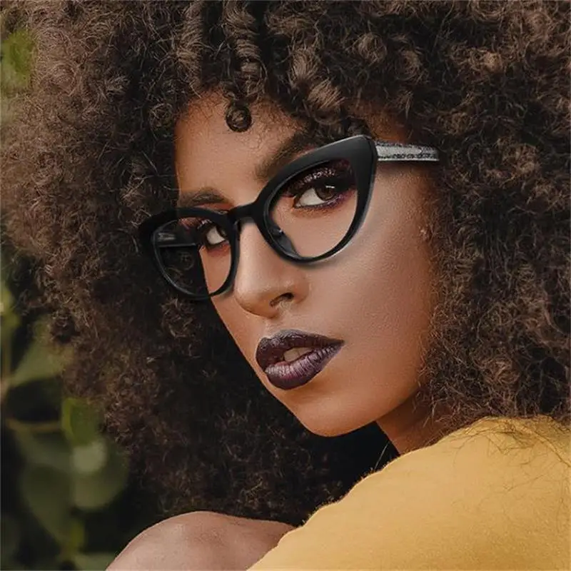 Очки с защитой от синего света прозрачные зеркальные модные женские очки