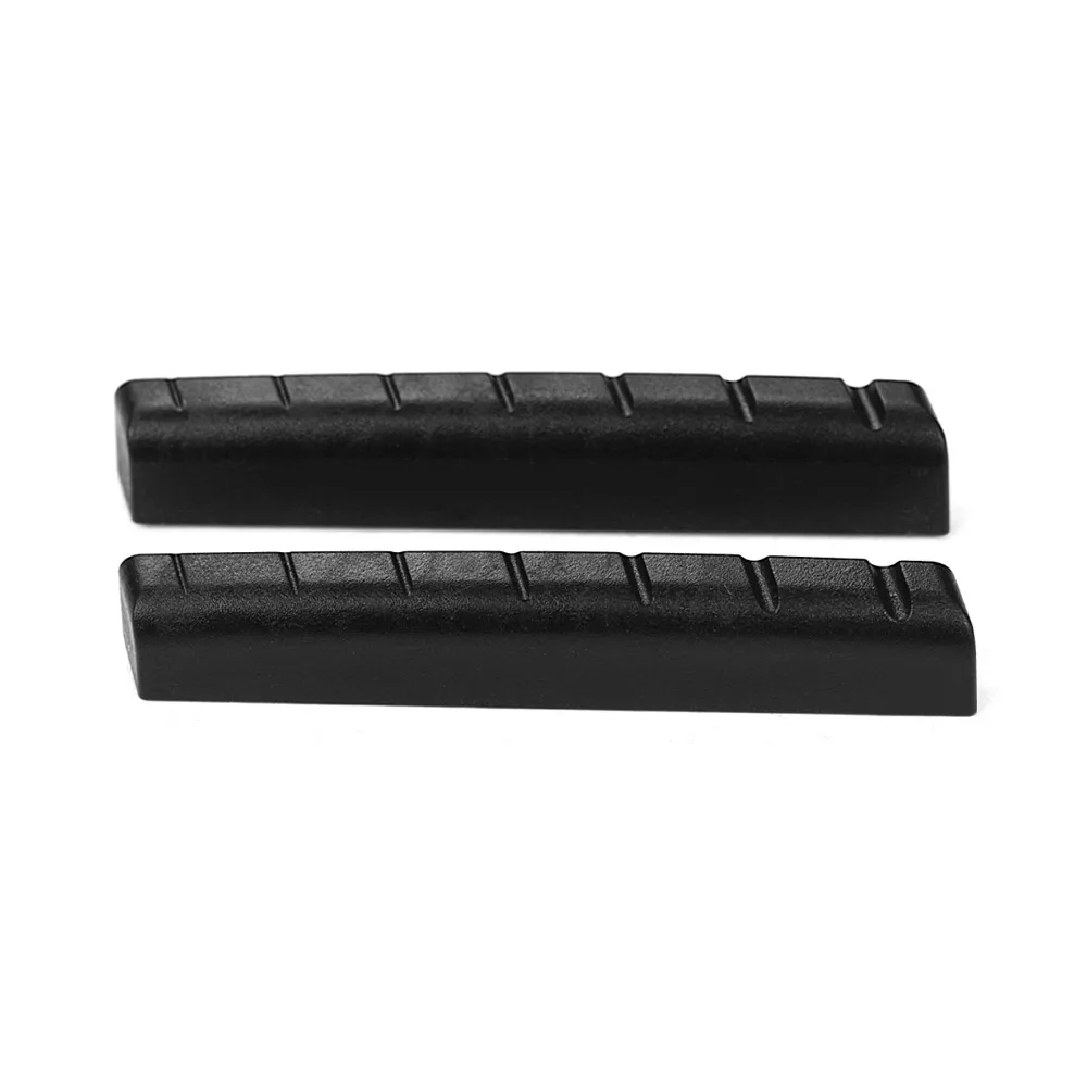 Горячая Новинка 2 шт./компл. Замена черный пластик шлицевая Гайка Седло для 7 струн