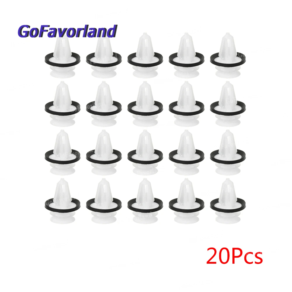 

20 шт. заклепки Пластик обивки двери с вакуумный упаковщик W713297-S300 для Ford Flex 2009 Fusion 2010