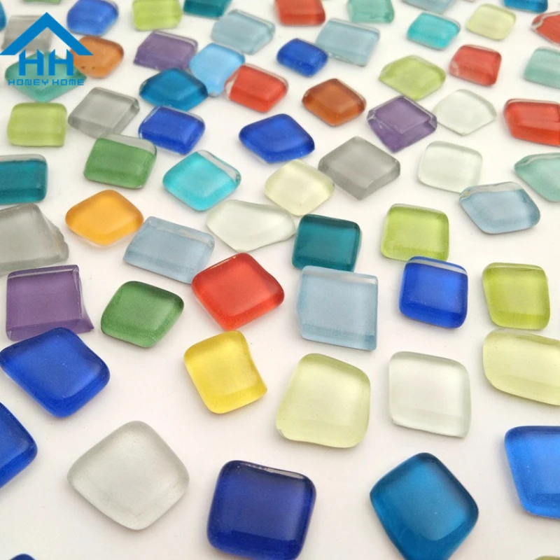 100 г нерегулярные DIY мозаичные плитки радужные камни конфетная мозаичная плитка