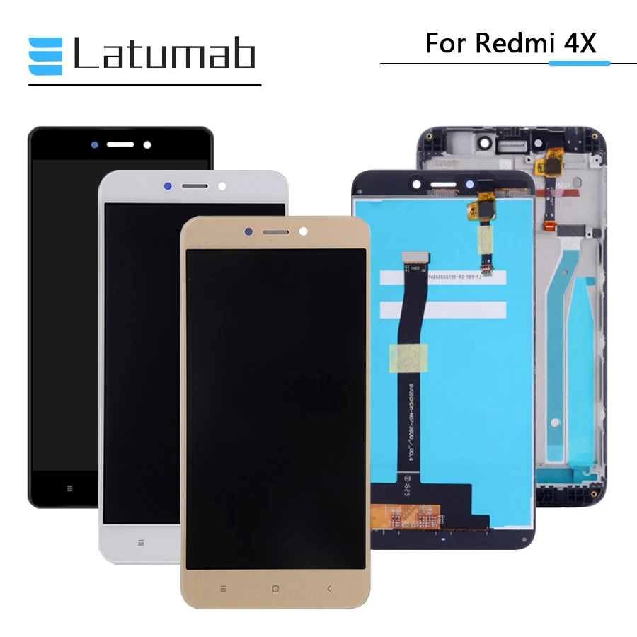 ЖК дисплей 5 0 дюйма для Xiaomi Redmi 4X экран в сборе рамка с сенсорным дигитайзером