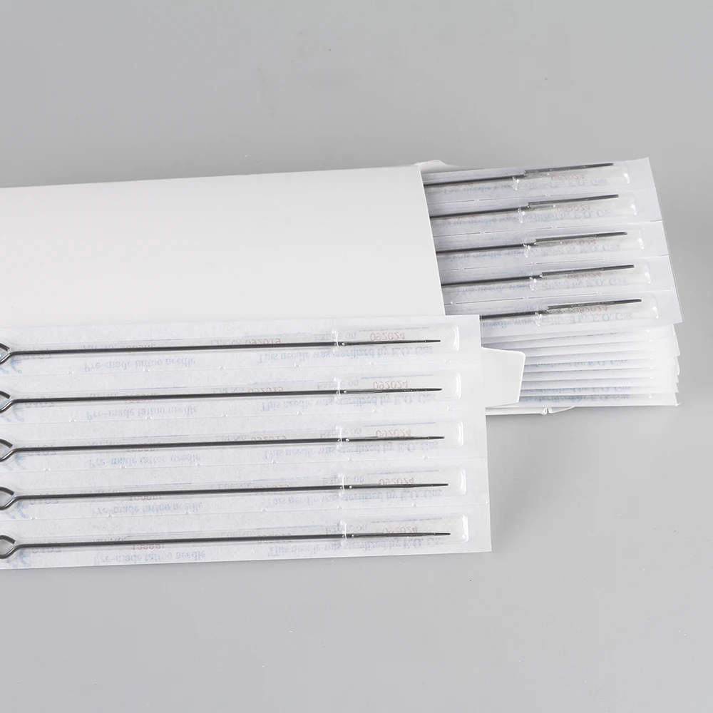50Pcs Tattoo Needle 3RL 5RL 7RL 9RL 11RL 13RL 14RL 15RL Disposable Assorted Sterile Professiona Needles 0.3mm тату | Красота и