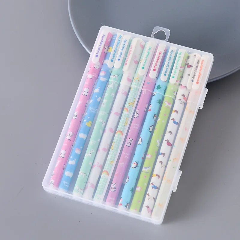 

2021 New School Student Creative Neutral Cute Color 10 Pcs Color Pen To Work In An Office