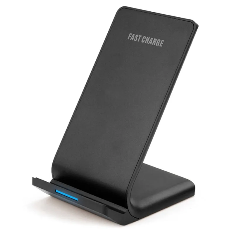 

Fast Wireless Charging Holder Induction Charger Stand 15W Fast Charging Station for iPhone Samsung Black