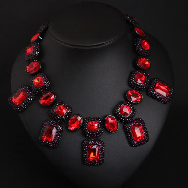 Модный аксессуар для свадебной вечеринки ожерелье из хрустального горного