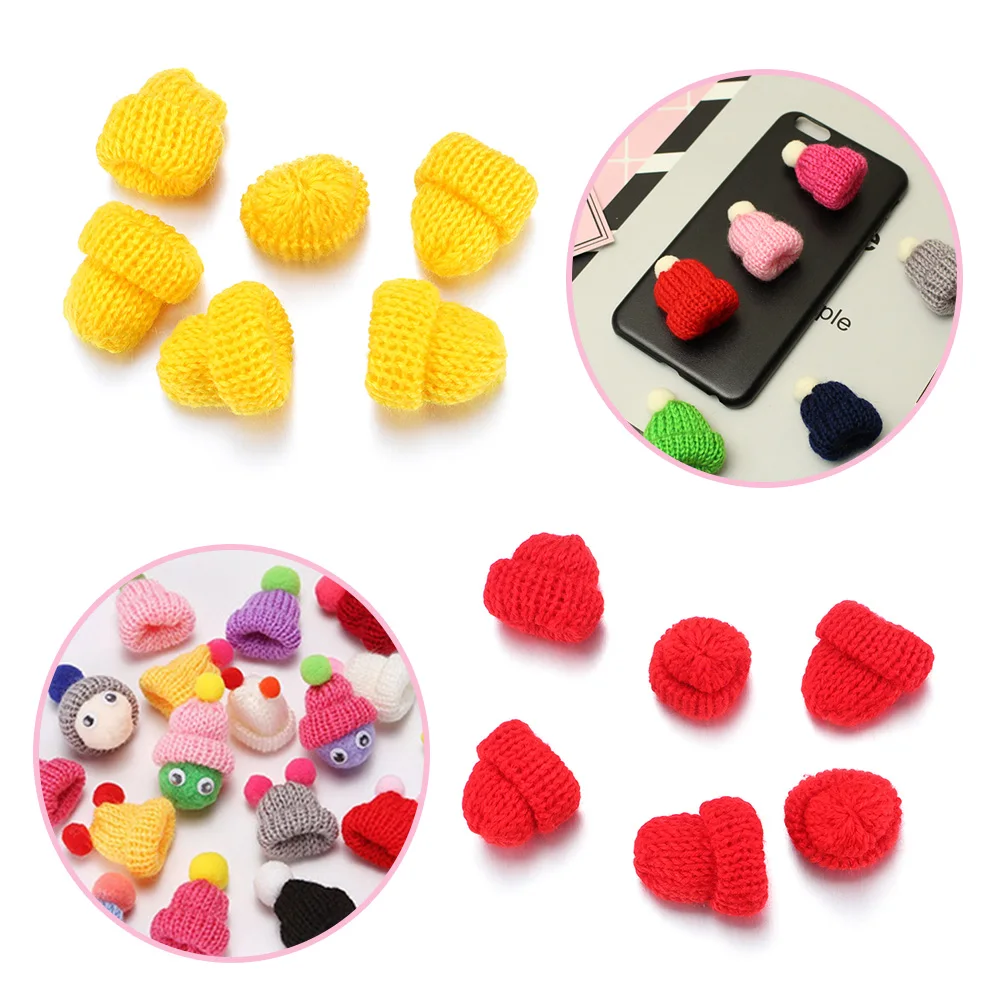 10 шт. новая Маленькая вязаная шапка ручной работы для кукол сделай сам чехол