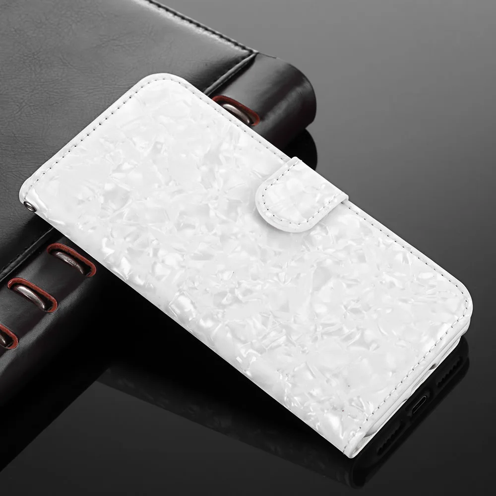 LLZ. COQUE кожаный чехол-книжка с мраморным магнитным бумажником для Apple Iphone Xr XS MAX 7 8 PLUS X 5 5S SE 6 6S PLUS Bling Cover Capas