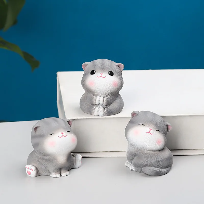 Животные из смолы распродажа милые украшения для кошек дома настольные | Дом и