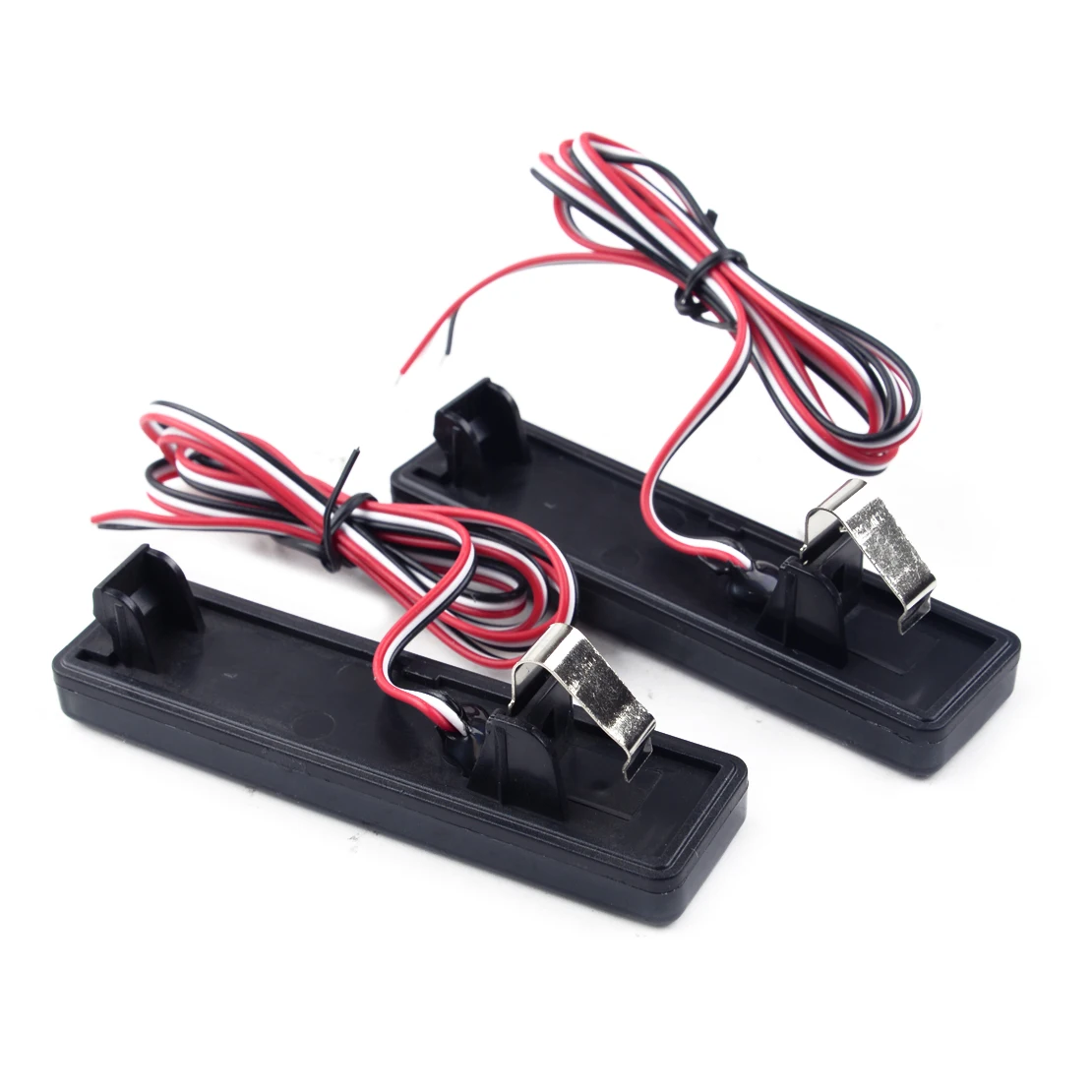 2 шт. Светодиодный отражатель заднего бампера задний стоп-стоп светильник черный