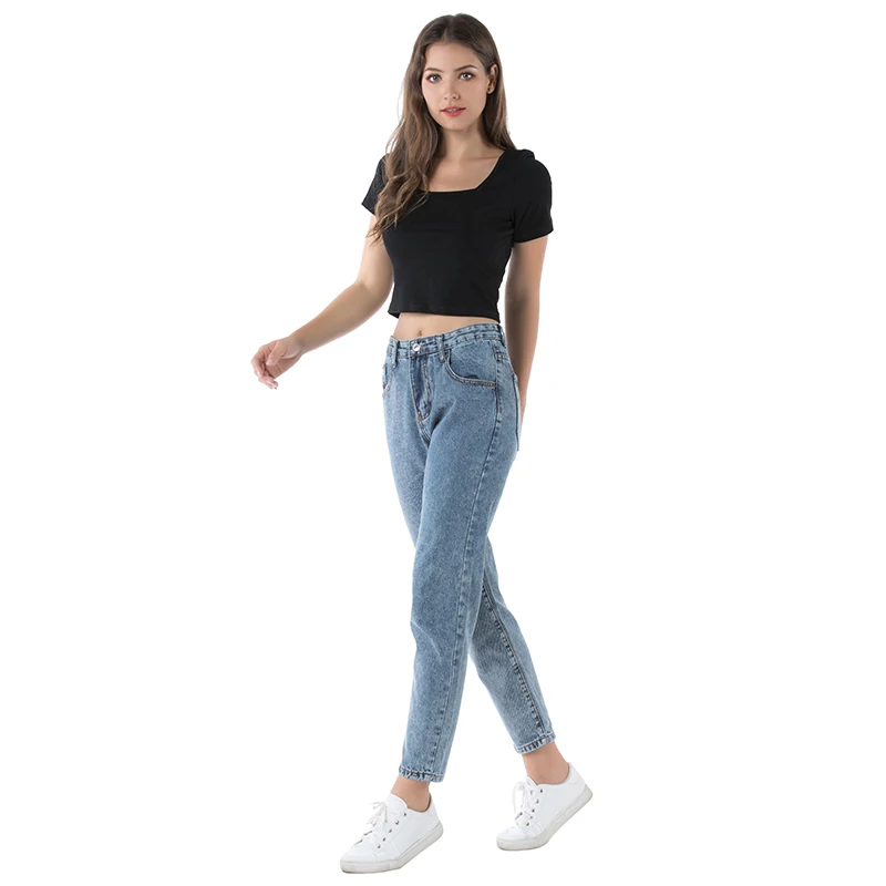 Женские джинсы с карманами повседневные брюки высокой талией и брызгами краски в