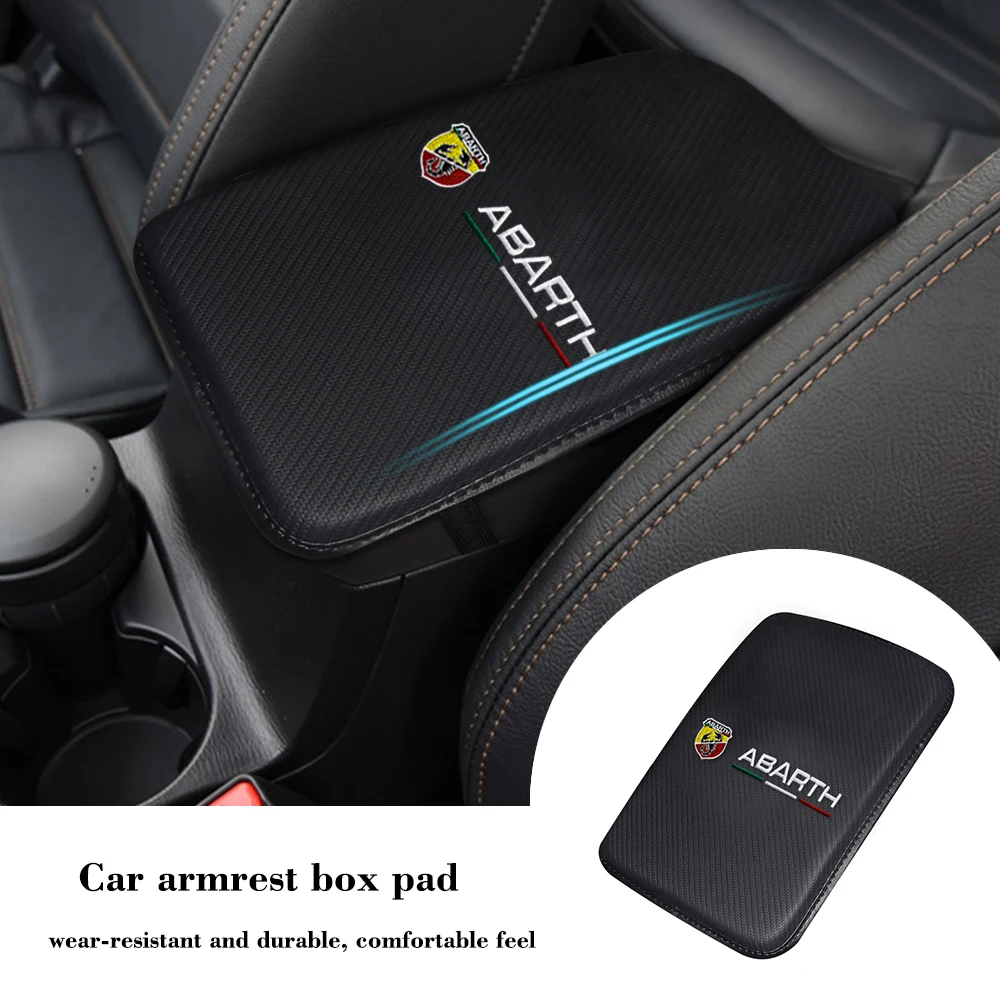 

Auto Armrests Storage Box Mats Dust-proof Cushion Cover Protector Pad For Abarth 500 Stilo Ducato Palio Bravo Doblo Accessories