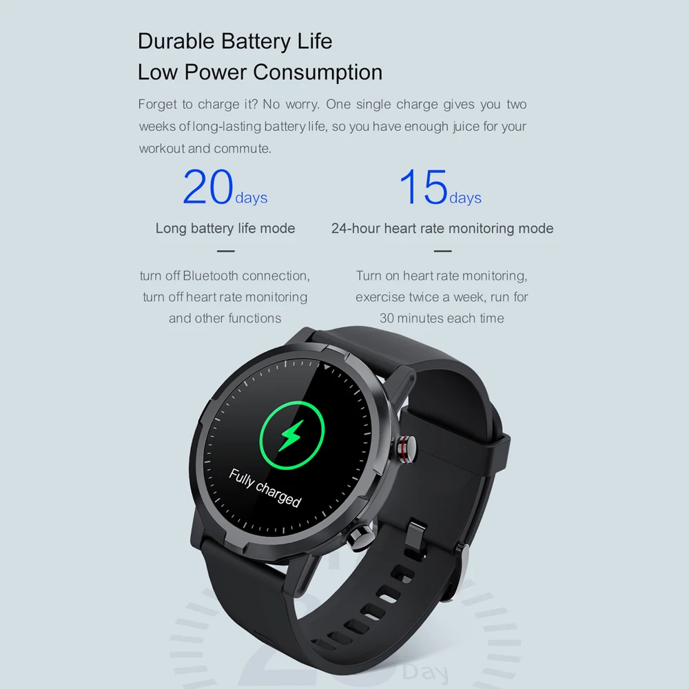 Смарт-часы Haylou RT LS05S мужские 2021 Bluetooth фитнес-трекер водонепроницаемость IP68