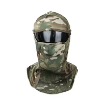 tmc hunting tactical paintball metal mesh balaclava full face mask bkcbrgmc tmc3487